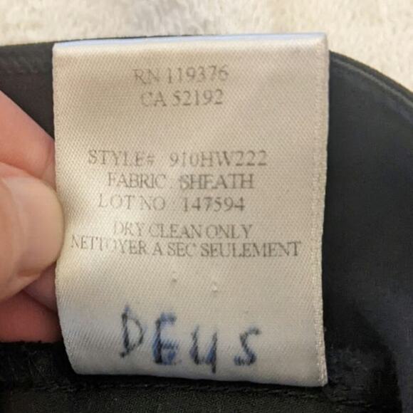 Helmet Lang Pull On Black Pants Cotton, Pleated, Cotton, Large - Picture 7 of 9